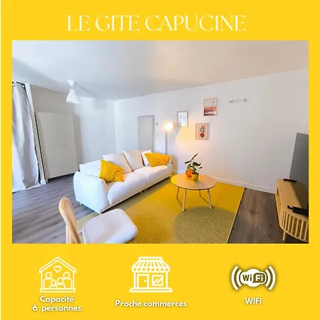 Le Des Capucines - Cosy - 20mn Du Parc